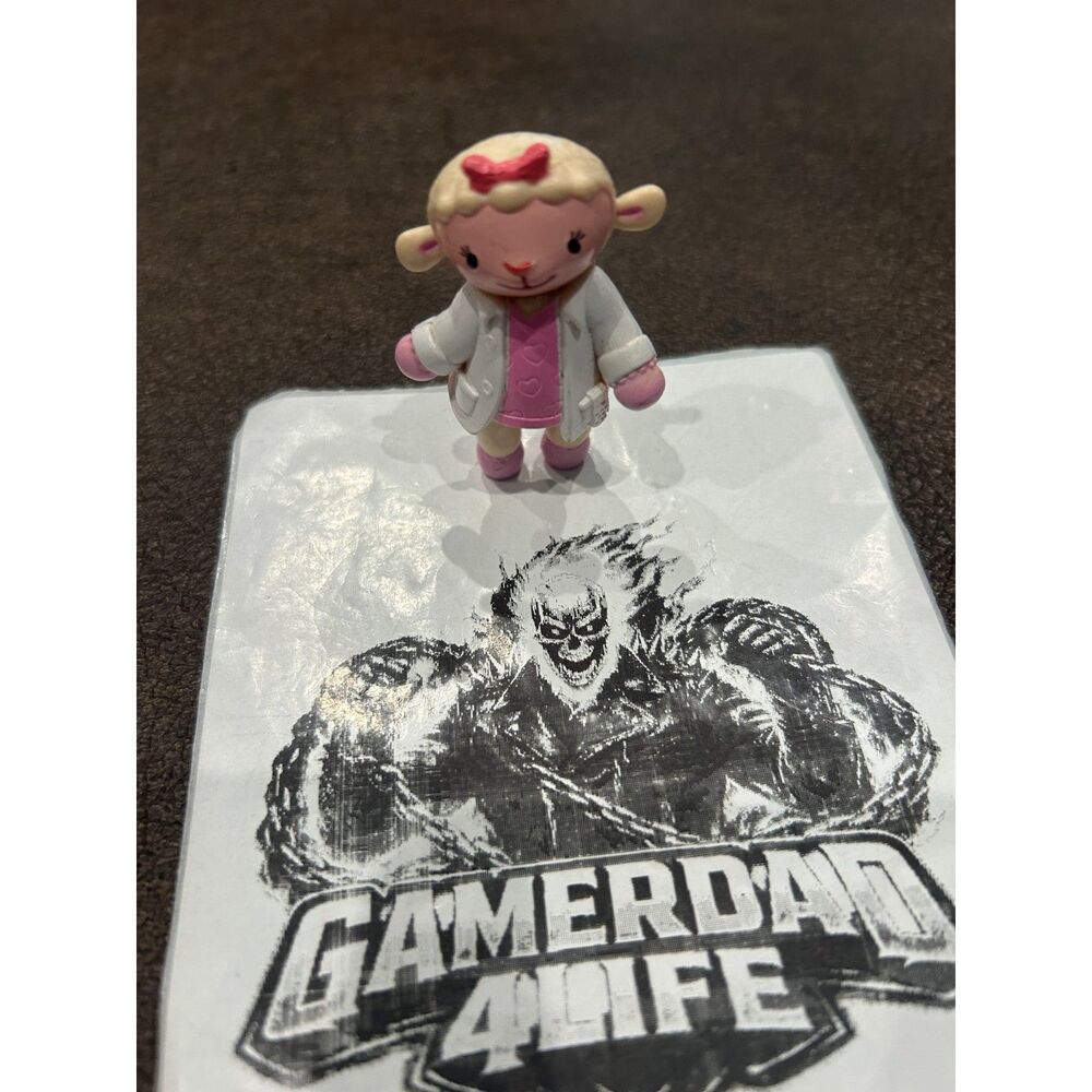 Disney Just Play Doc McStuffins Lambie The Lamb 2" Figure Cake Topper Toy Sheep